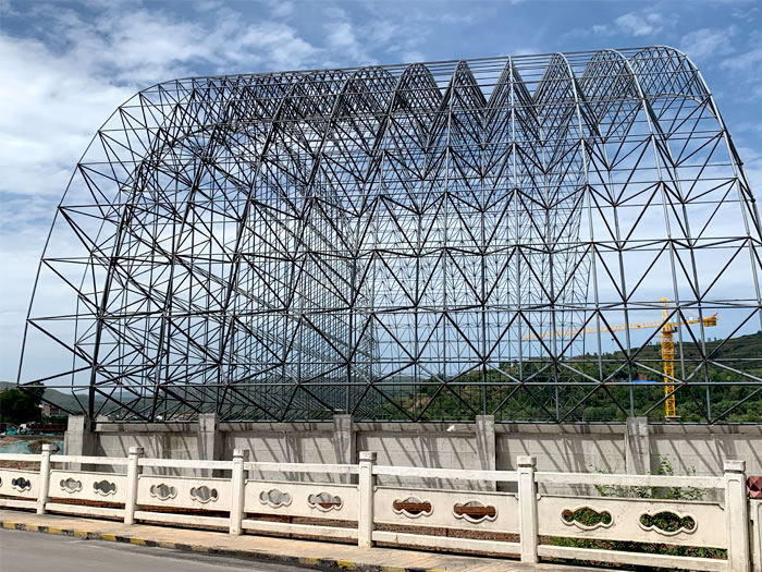 枣阳山寨矿储煤棚网架